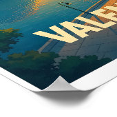 Oude reisposter Valencia Spanje - Stad van Kunst Poster (Hoek)