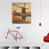 Oude reisposter van Holland, aanpasbaar Poster