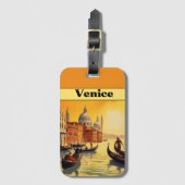Oude Reisposter Venetië, Italië Bagagelabel (Voorkant (verticaal))