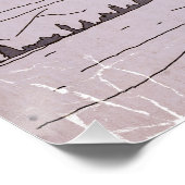 Oude reisposter voor China Perfect Poster (Hoek)