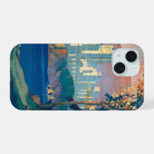 Oude Reisposter Voor New York Central Lines iPhone 15 Case (Achterkant horizontaal)