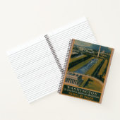 Oude Reisposter Washington DC Notitieboek (Binnen)