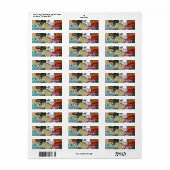 Oude Reisposters Etiket (Full Sheet)