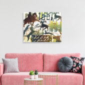 Oude reizigers 1995 canvas afdruk (Insitu (Woonkamer))