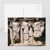 Oude reliëfgravures sculpturen in Turkije Briefkaart (Voorkant / Achterkant)