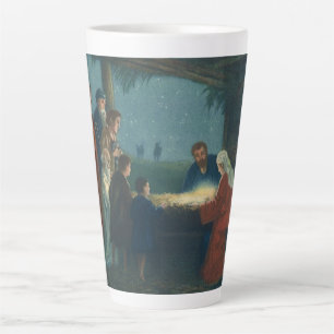 Oude Religie, Aanbidding door de Herders Latte Mok