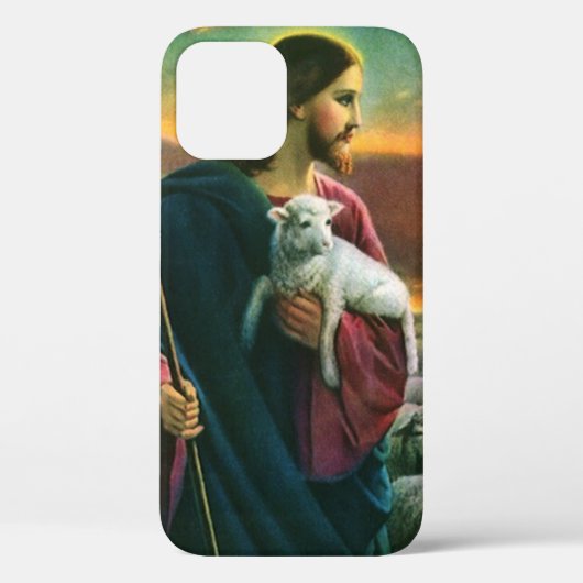 Oude Religie, Christus Goede Herder met Kudde Case-Mate iPhone Case (Achterkant)