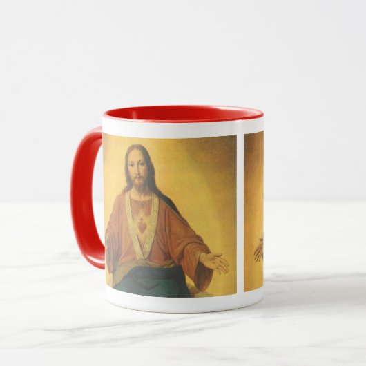 Oude Religie, Heilig Hart van Jezus Christus Mok (Voorkant links)