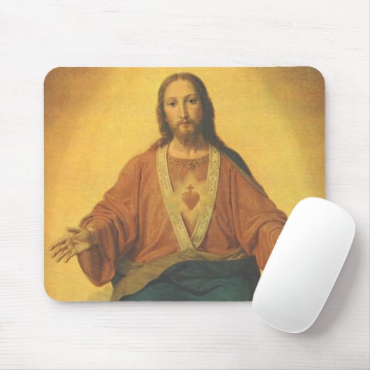 Oude Religie, Heilig Hart van Jezus Christus Muismat (Met muis)