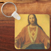 Oude Religie, Heilig Hart van Jezus Christus Sleutelhanger (Voorkant)
