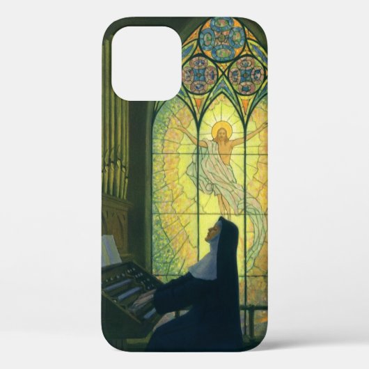 Oude Religie, Non die Orgel Speelt in Kerk Case-Mate iPhone Case (Achterkant)