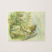 Oude Religie, Victoriaanse Paasengel met Lam Legpuzzel (Horizontaal)