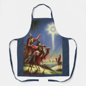 Oude religie, wijze mannen met ster van Bethlehem Schort (Voorkant)