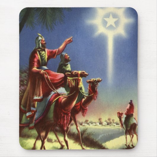 Oude religie, Wijzen met Ster van Bethlehem Muismat (Voorkant)