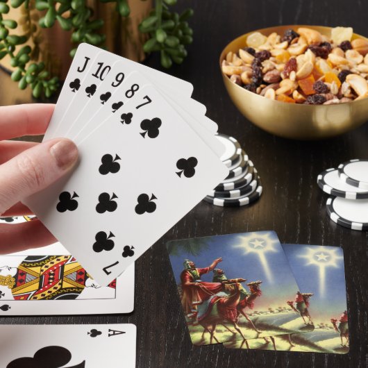 Oude religie, Wijzen met Ster van Bethlehem Pokerkaarten (Insitu)