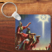 Oude religie, Wijzen met Ster van Bethlehem Sleutelhanger (Voorkant)