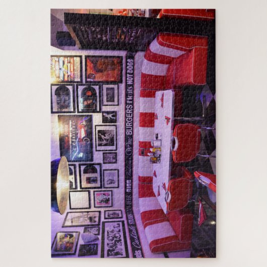 oude restaurantpuzzel legpuzzel (Verticaal)