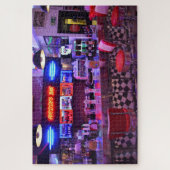 oude restaurantpuzzel legpuzzel (Verticaal)