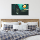 Oude, retro auto voorzijde afbeelding op canvas afdruk (Insitu (Slaapkamer))