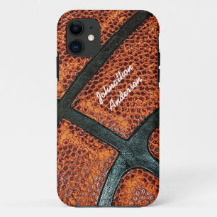 Oude Retro Basketball Patroon met naam Case-Mate iPhone Case