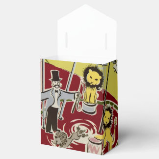 Oude Retro Circus Dieren Ring Thema Bedankdoosjes