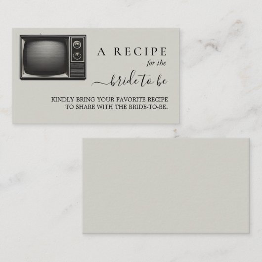 Oude Retro Krant Bruiloft Feest Informatiekaartje (Voorkant / Achterkant)