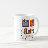 Oude Retro Mok voelen (Voorkant rechts)