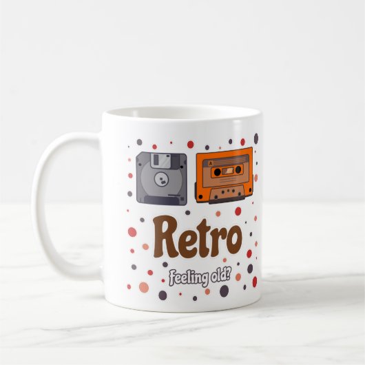 Oude Retro Mok voelen (Links)