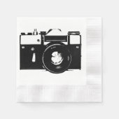 Oude retro monochrome spiegelreflexcamera servet (Voorkant)