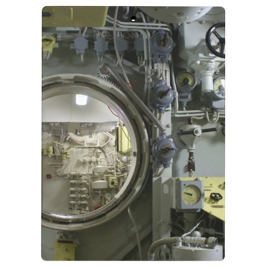 oude retro-onderzeeboot klembord (Achterkant)