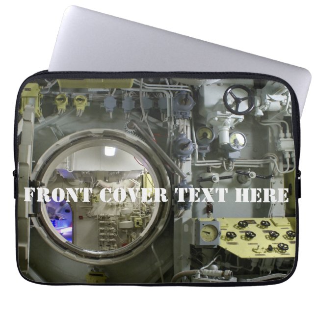 oude retro-onderzeeboot laptop sleeve (Voorkant)
