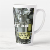 oude retro-onderzeeboot latte mok (Rechts)