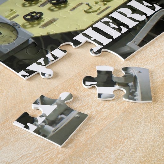 oude retro-onderzeeboot legpuzzel (Zijkant)