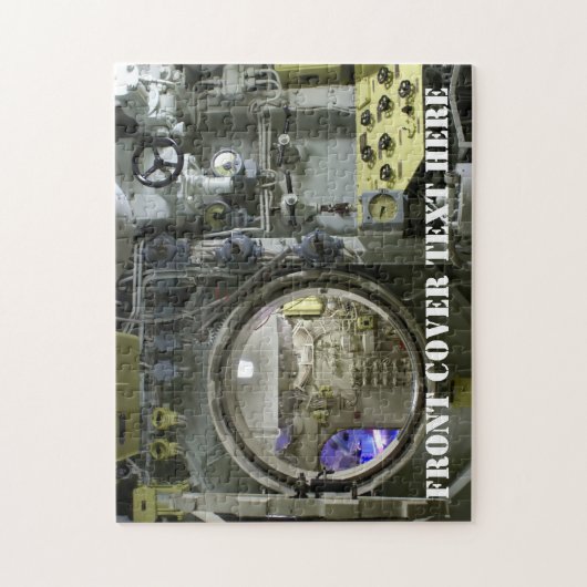 oude retro-onderzeeboot legpuzzel (Verticaal)