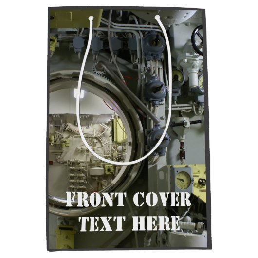 oude retro-onderzeeboot medium cadeauzakje (Voorkant)