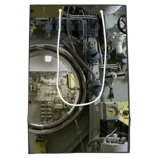 oude retro-onderzeeboot medium cadeauzakje (Achterkant)