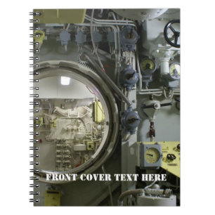 oude retro-onderzeeboot notitieboek