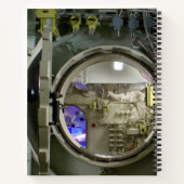 oude retro-onderzeeboot notitieboek (Achterkant)