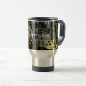 oude retro-onderzeeboot reisbeker (Voorkant rechts)