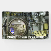 oude retro-onderzeeboot spandoek (Horizontaal)