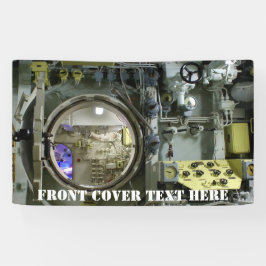 oude retro-onderzeeboot spandoek