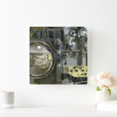 oude retro-onderzeeboot vierkante klok (Huis)