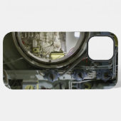 oude retro onderzeeër iPhone hoesje (Achterkant horizontaal)