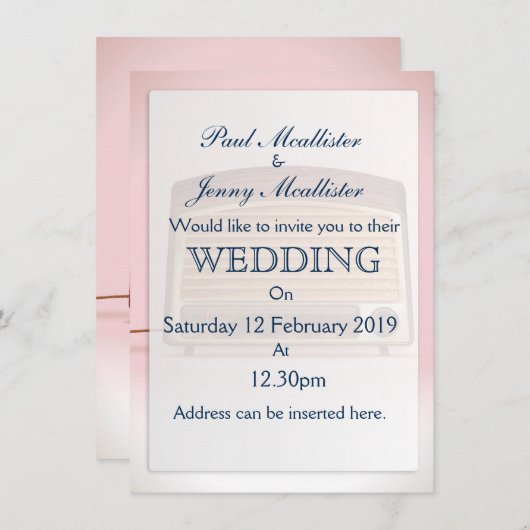 Oude retro-radioplanyer kaart (Voorkant / Achterkant)