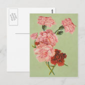 Oude Retro Rozen Ansichtkaart Briefkaart (Voorkant / Achterkant)