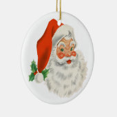 Oude  Retro Santa Claus Keramisch Ornament (Rechts)