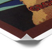 oude reuzenbonbons en groentesoorten poster (Hoek)