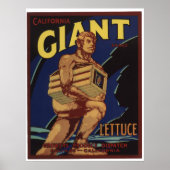  oude reuzenbonbons en groentesoorten poster (Voorkant)