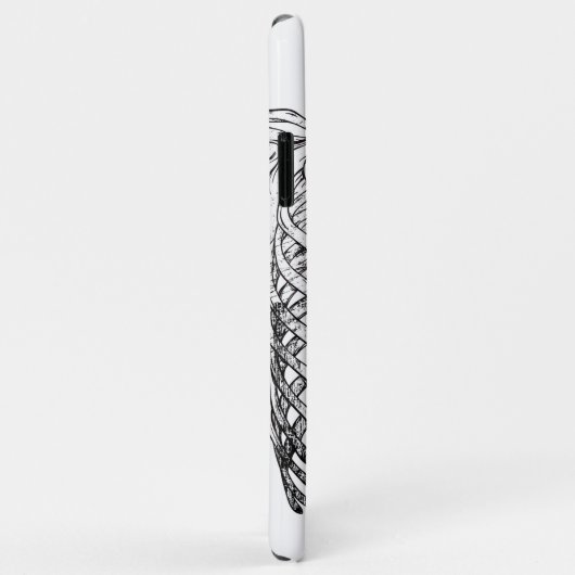 Oude ribbenkast- en hartanatomie Halloween Case-Mate iPhone Case (Achterkant/rechts)