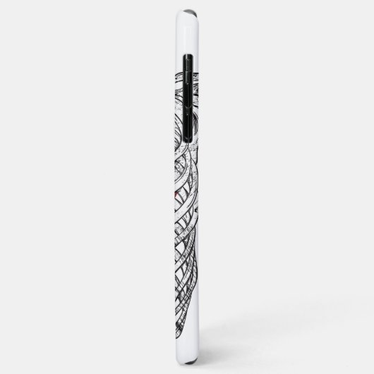 Oude ribbenkast- en hartanatomie Halloween Case-Mate iPhone Case (Achterkant/links)